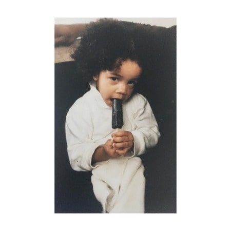 Childhood picture of Frankie Shebby when she was eating ice cream. Know all the details about Shebby's age, birthday and birth details!